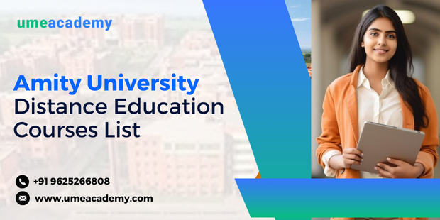 Amity University Distance Education Courses List